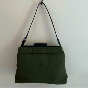 Coach vinyl shoulder bag